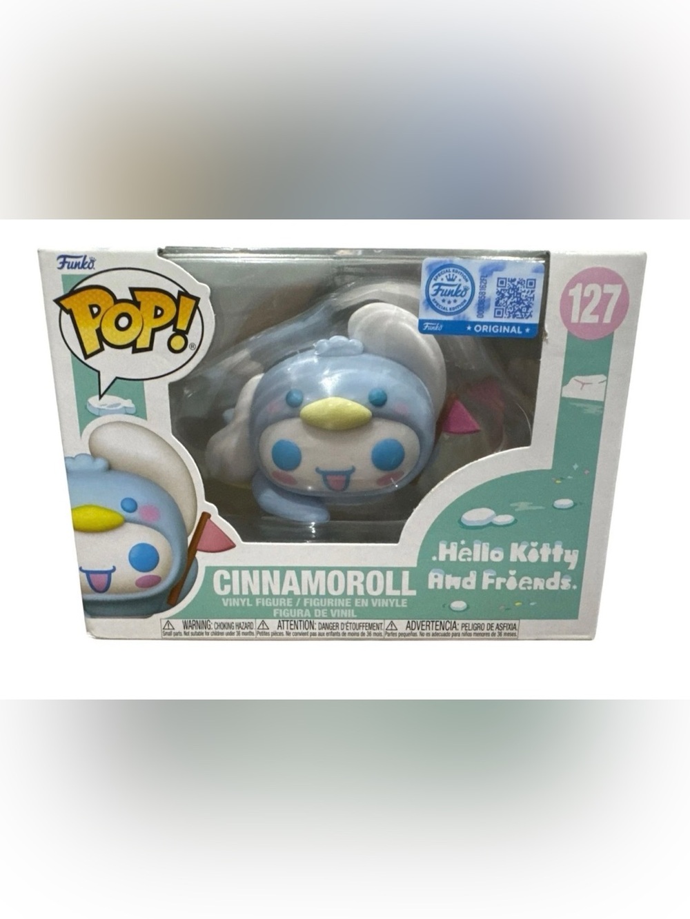 Funko Pop Hello Kitty & Friends Cinnamoroll Vinyl Figure #127 Collectible